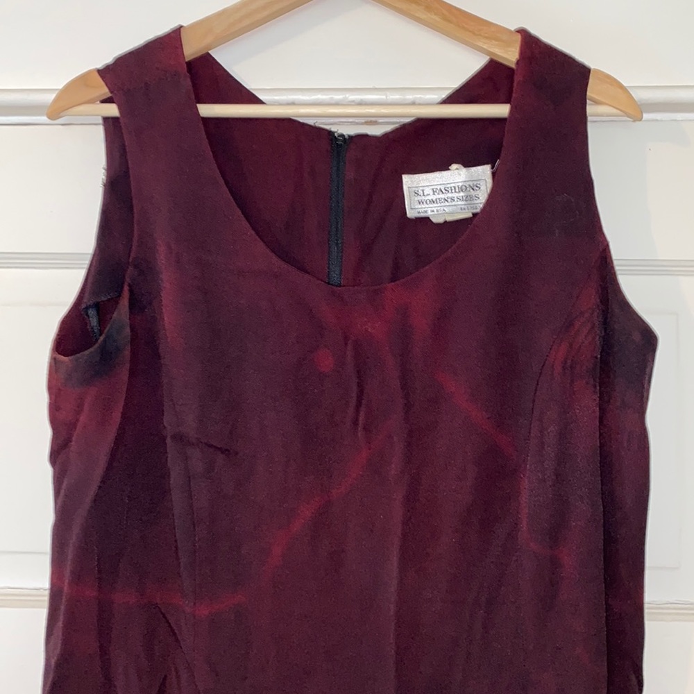 Maroon Dress